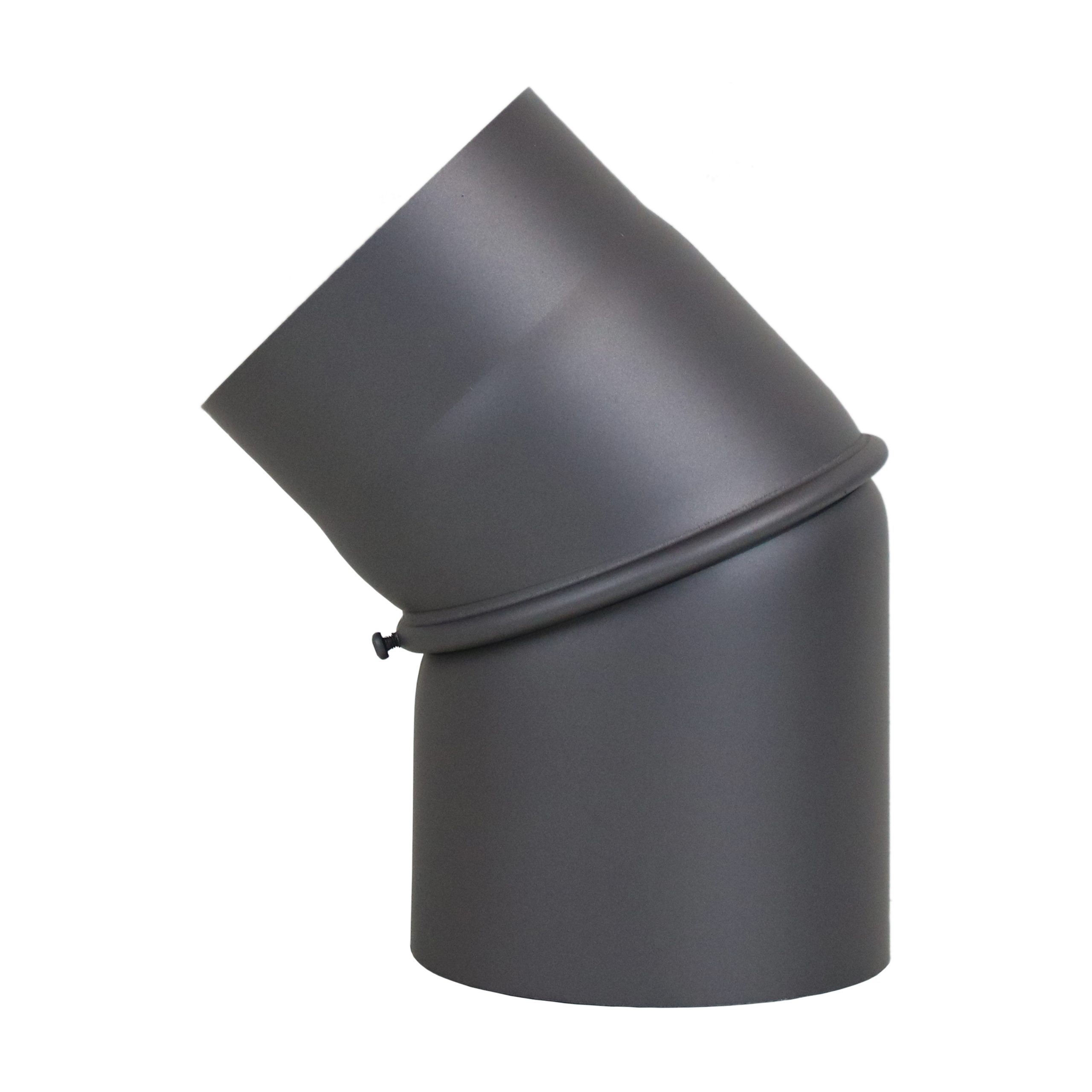 Ofenrohr-Rauchrohr-Bogen-45-verstellbar-Grad-Gussgrau-Premium_LANZZAS-Fire_B1