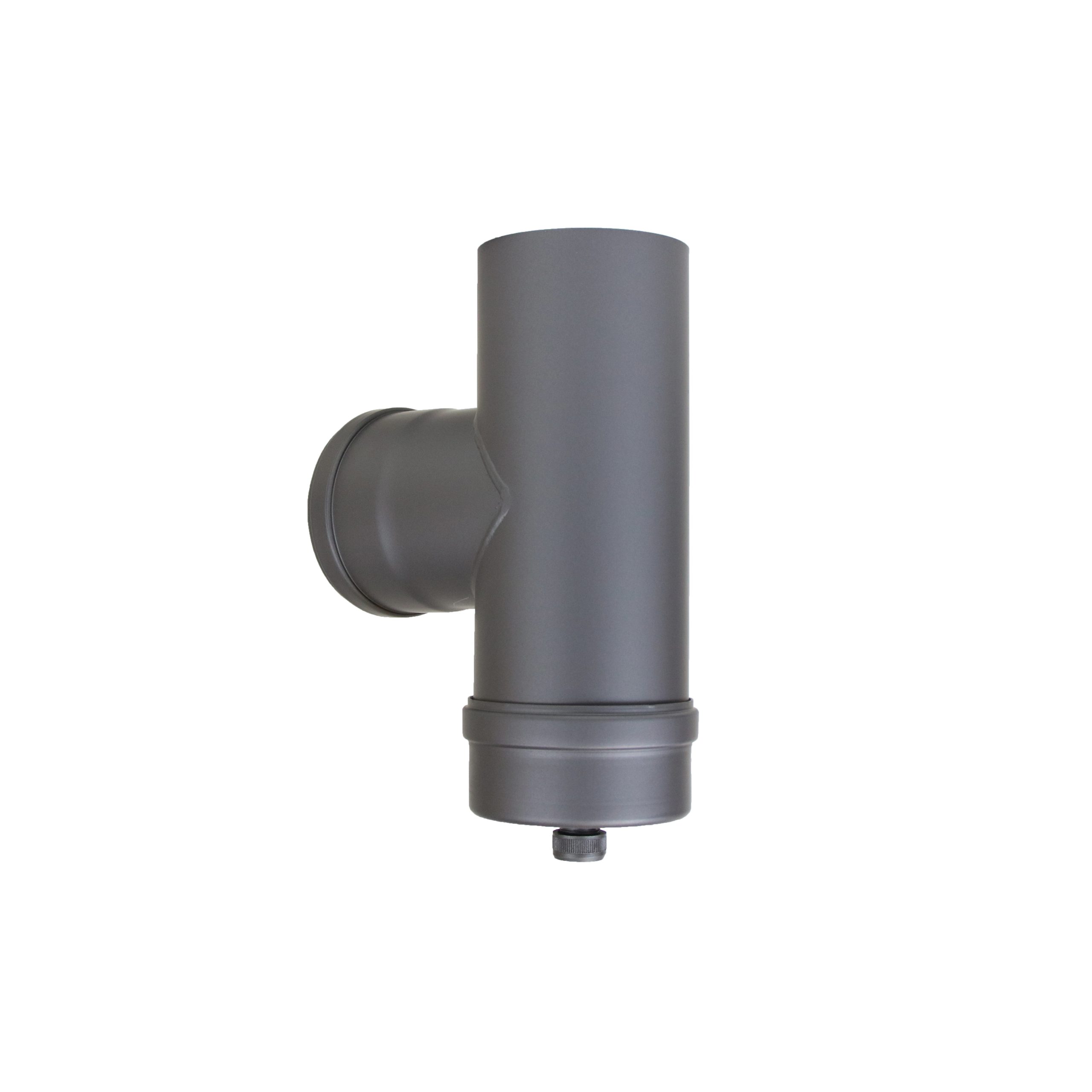 LANZZAS_Fire-Pelletrohr-T_Stück_mit_Kondensatkapsel-gussgrau-b2