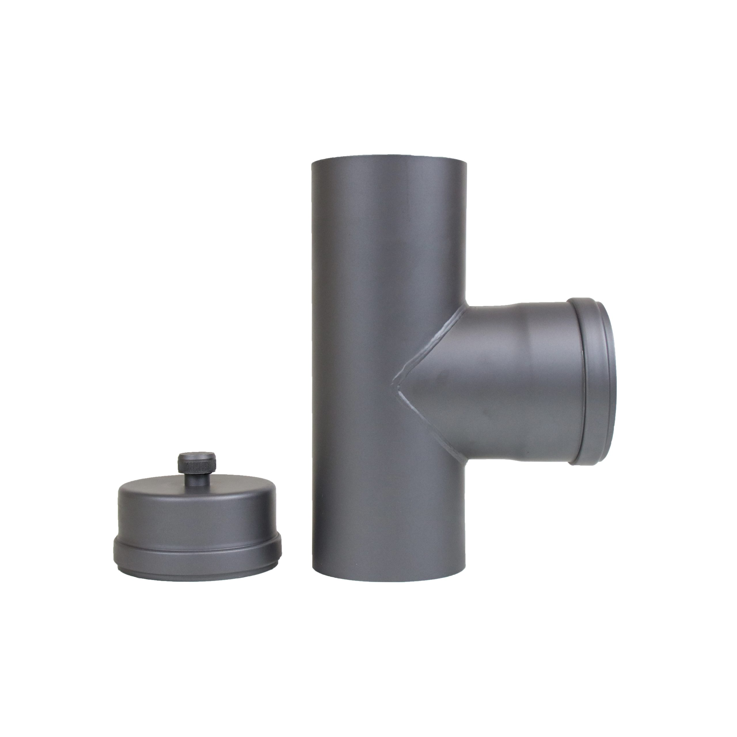 LANZZAS_Fire-Pelletrohr-T_Stück_mit_Kondensatkapsel-gussgrau-b4