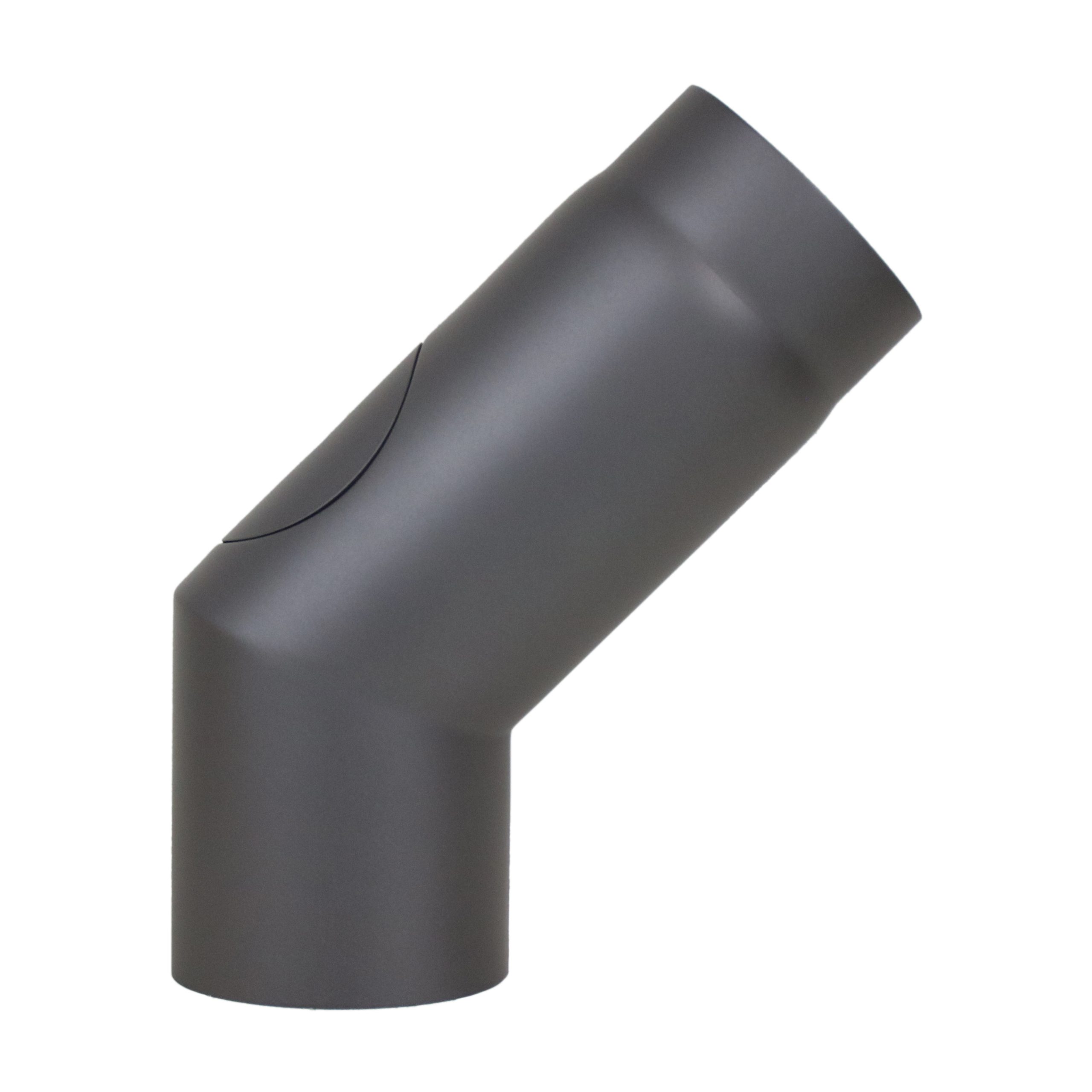 Ofenrohr-Rauchrohr-Bogen-45-mit_Tür-Grad-Gussgrau-Premium_LANZZAS-Fire_B3