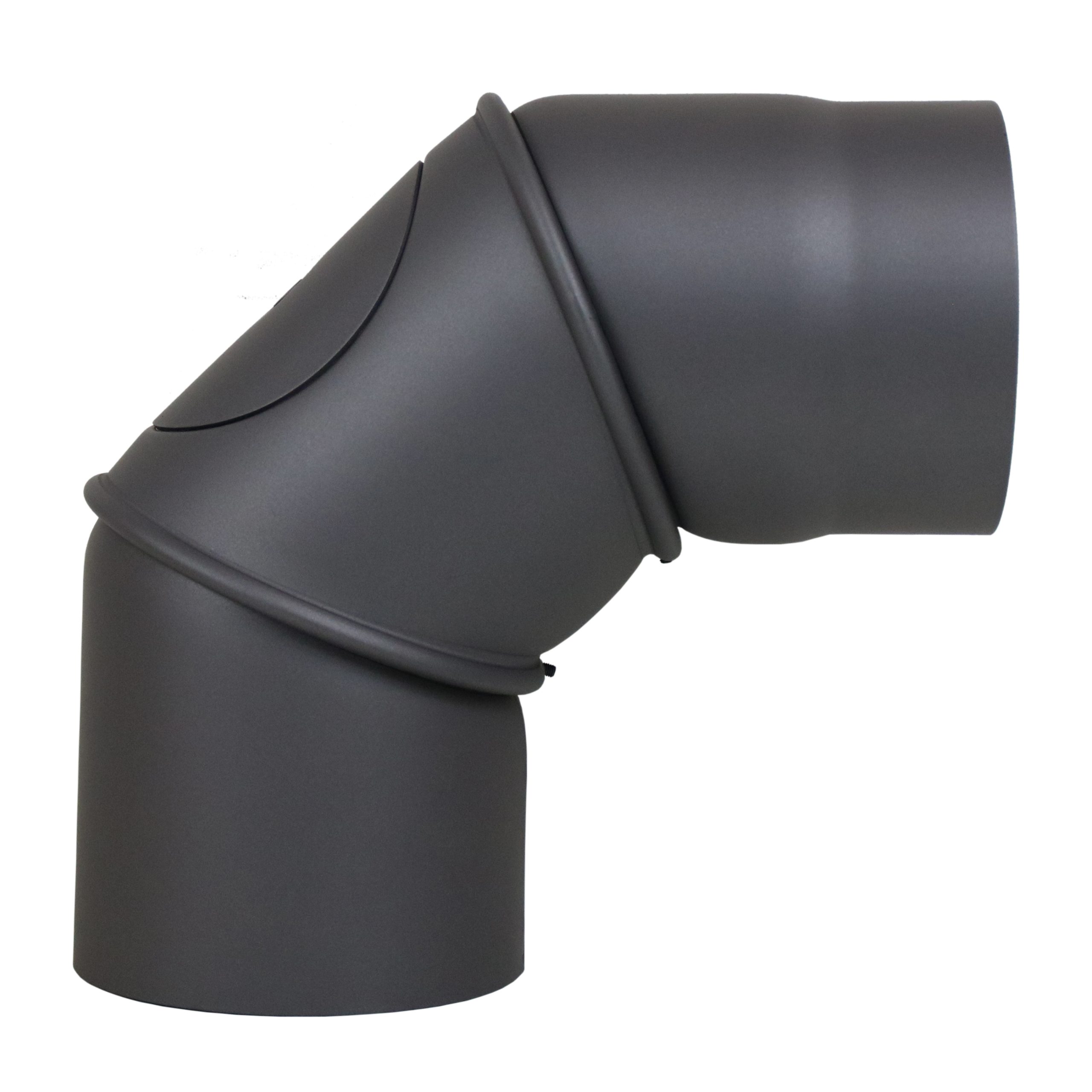 Ofenrohr-Rauchrohr-Bogen-90-mit_Tür-verstellbar-Gussgrau-Premium_LANZZAS-Fire_B3