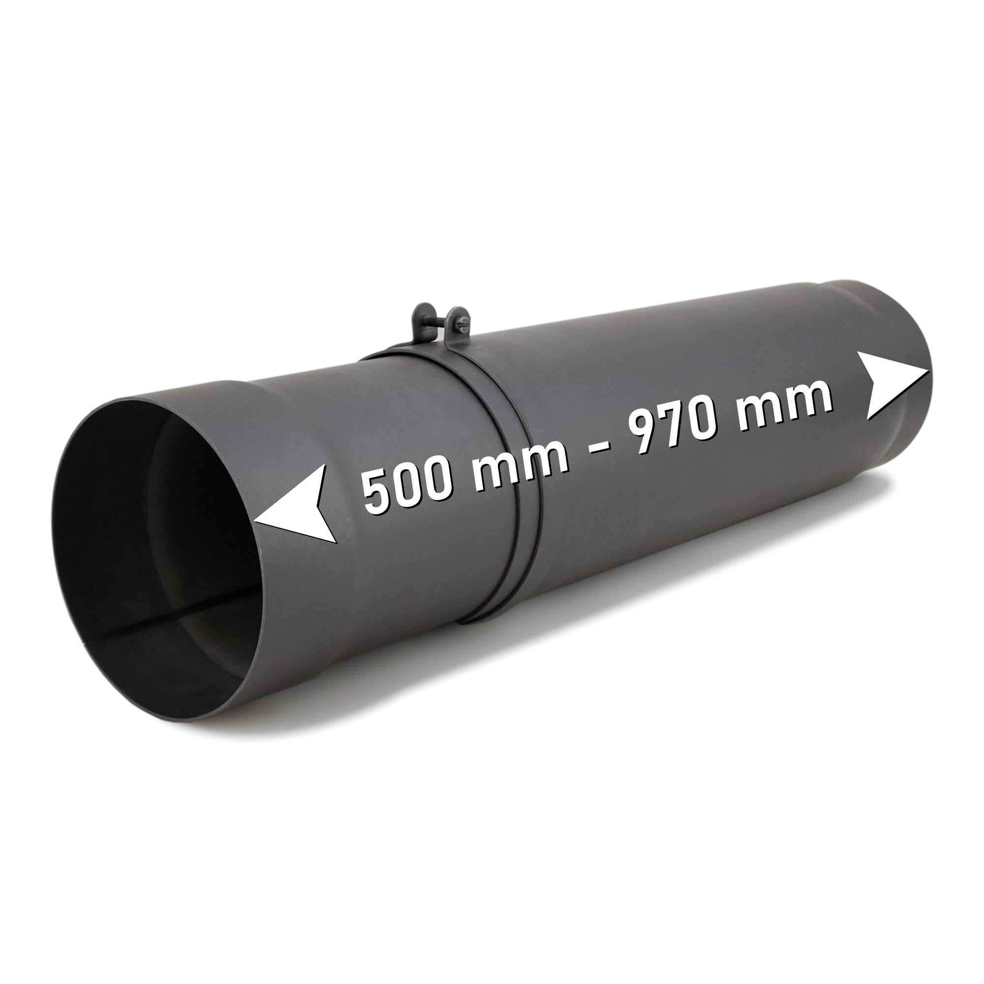 Ofenrohr-Rauchrohr-Teleskoprohr-500-970-Gussgrau-Premium_LANZZAS-Fire_B2