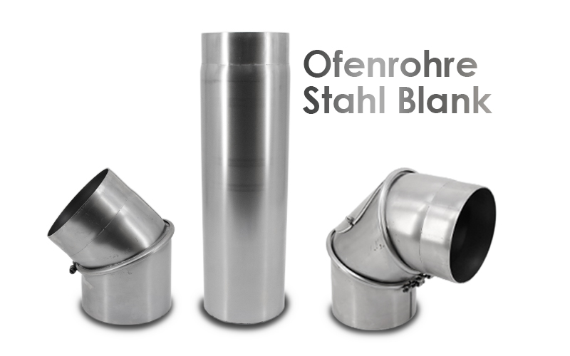 Ofenrohre Stahl Blank